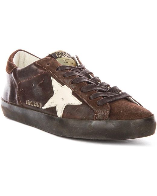 Golden Goose Deluxe Brand Brown Sneakers for men