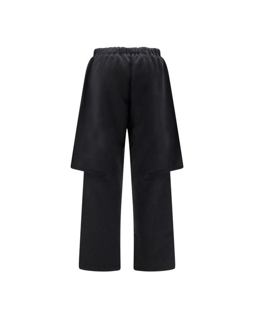 Sacai Black Wide Trousers