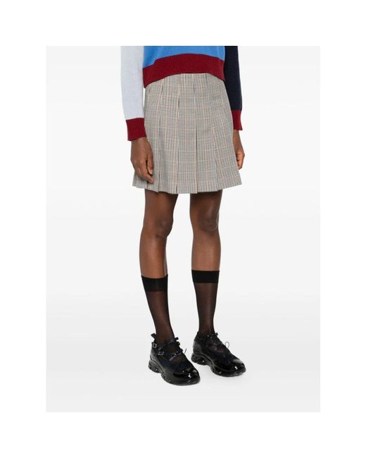 Short Skirts di MSGM in Gray