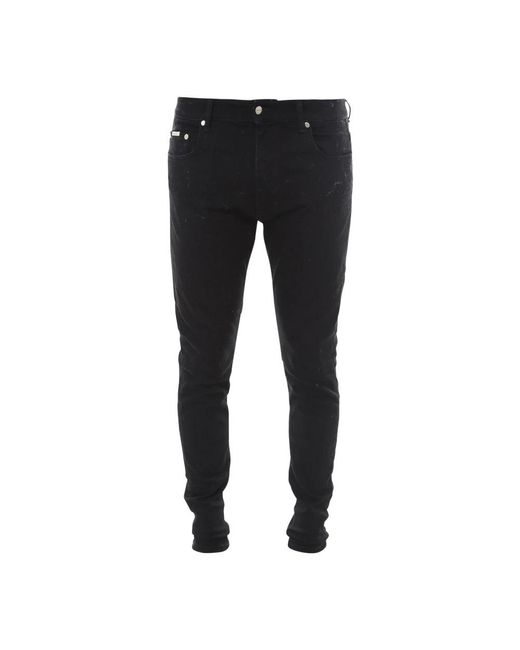 Represent Black Slim-Fit Jeans for men