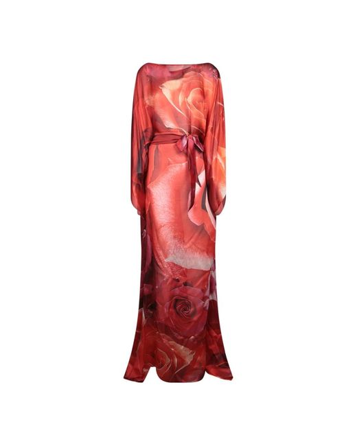 Maxi Dresses Roberto Cavalli en coloris Red