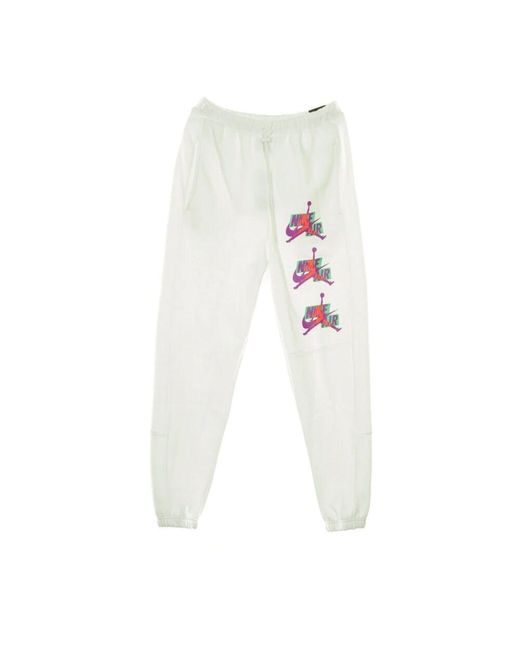 Nike White Klassische Weiße Jogginghose