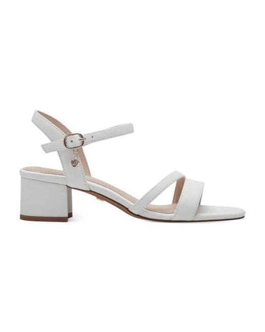 S.oliver White High Heel Sandals