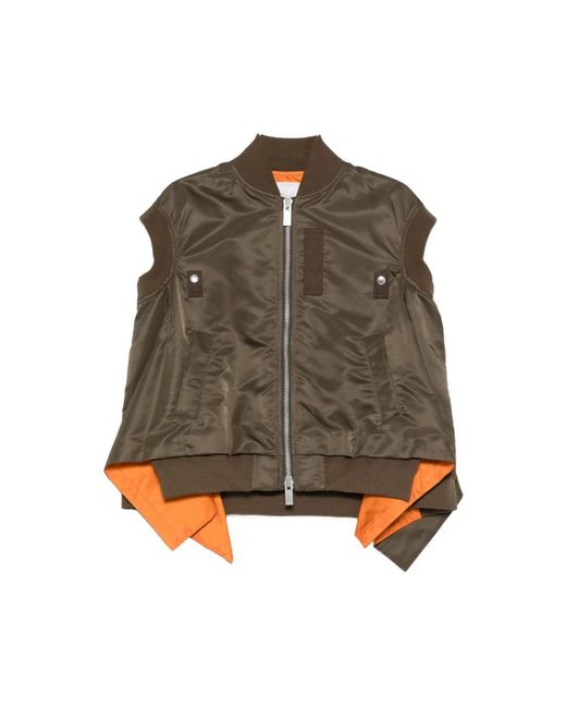 Sacai Green Vests