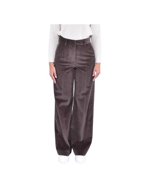 Wide Trousers Weekend by Maxmara de color Purple