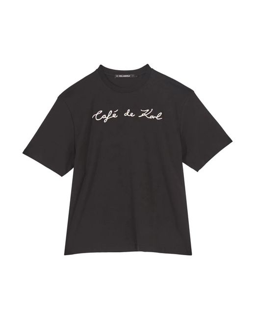 Karl Lagerfeld Black T-Shirts