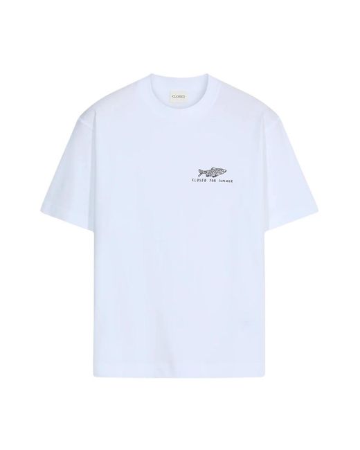 T-Shirts Closed de hombre de color Blue