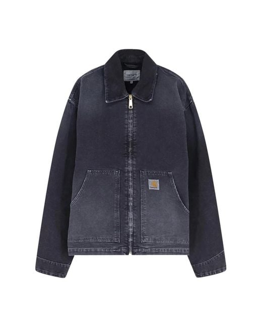 Carhartt Blue Denim Jackets for men