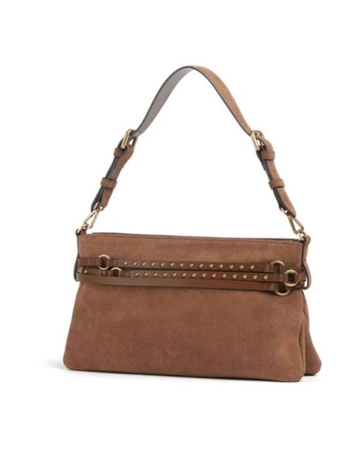 Pinko Brown Shoulder Bags
