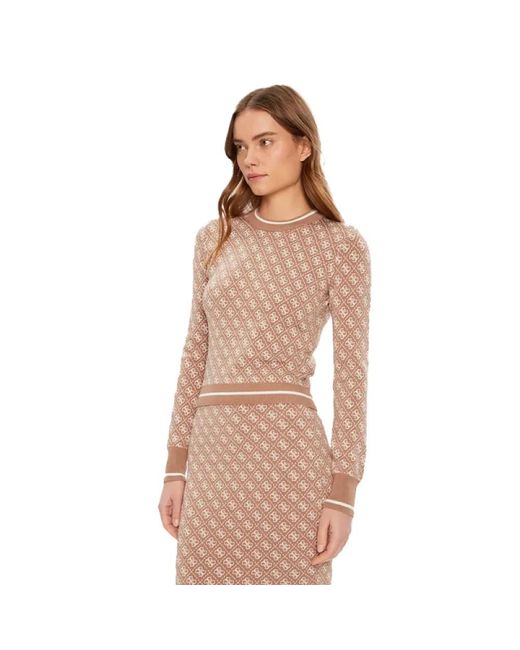 Guess Multi G Pull Voor Vrouwen in het Brown