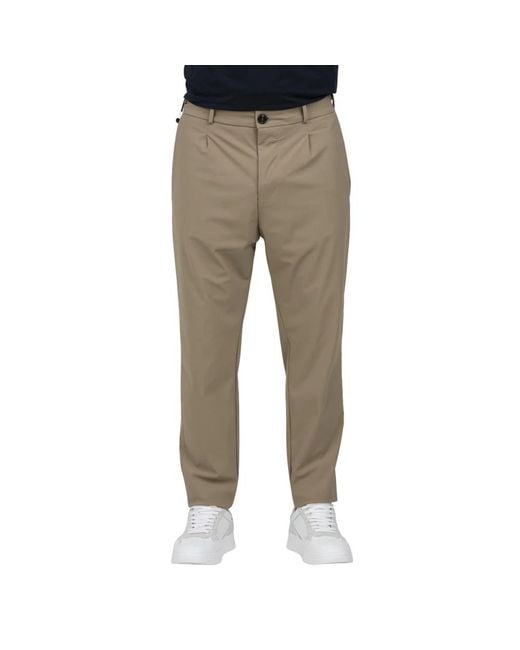 Rrd Technische Stoffhose Mit Falten in Natural für Herren