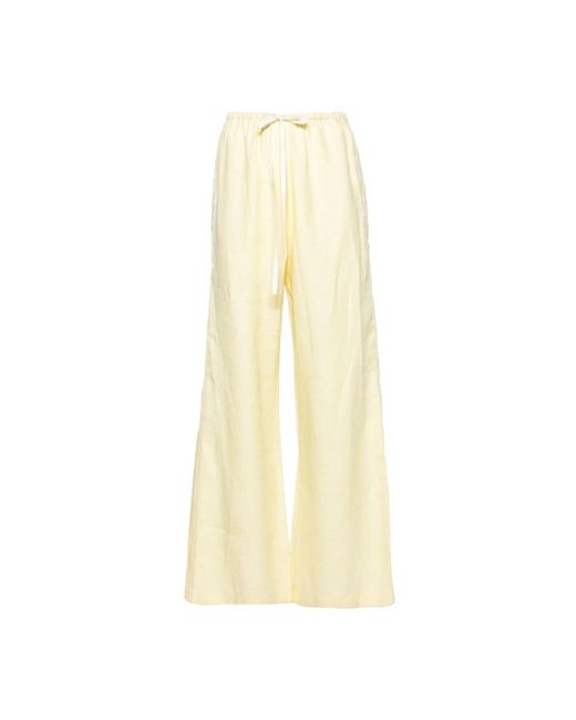 Forte Forte Yellow Wide Trousers