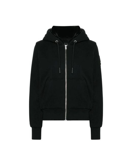 Moose Knuckles Black Zip-Throughs