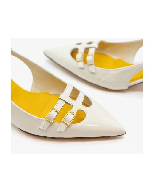 Mara Bini Metallic Slingback Pump