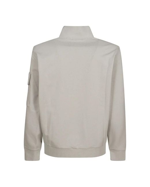 C P Company Gray Zip-Throughs for men