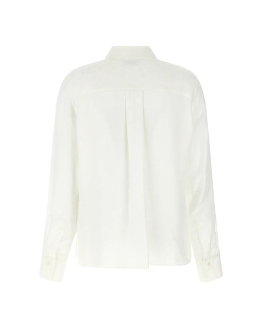 Ferragamo Monogram Shirt in het White