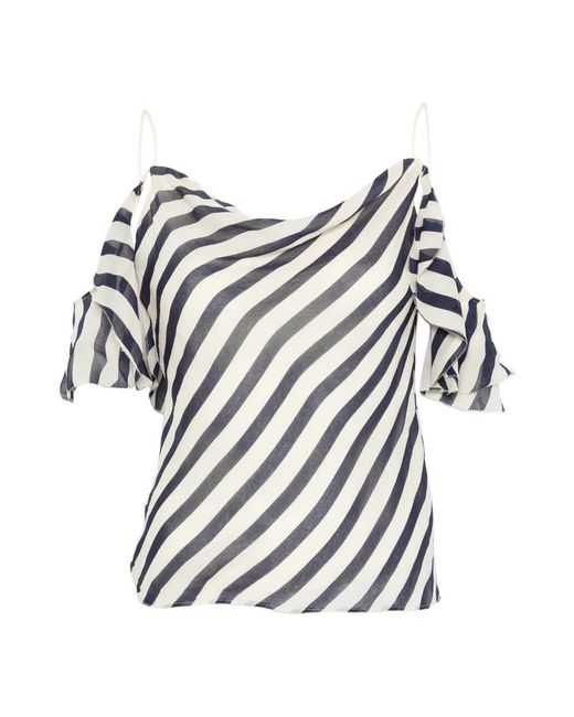 Self-Portrait Ss26176Tannavy Top in het Black