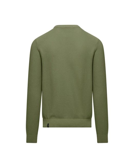Round-Neck Knitwear di Bomboogie in Green da Uomo