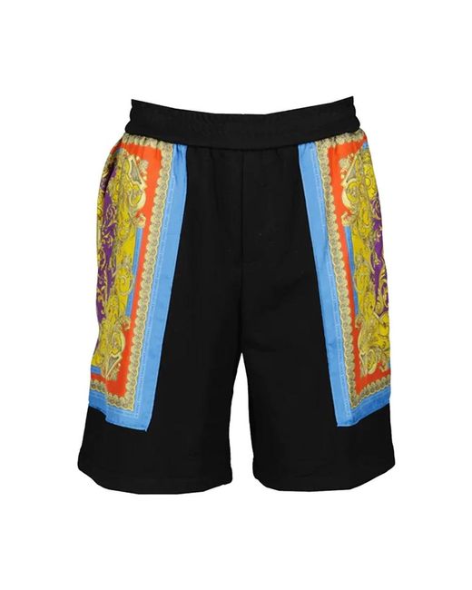 Versace Blue Casual Shorts for men
