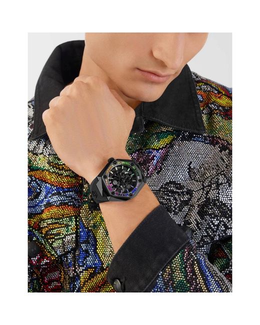 Philipp Plein Black Watches for men