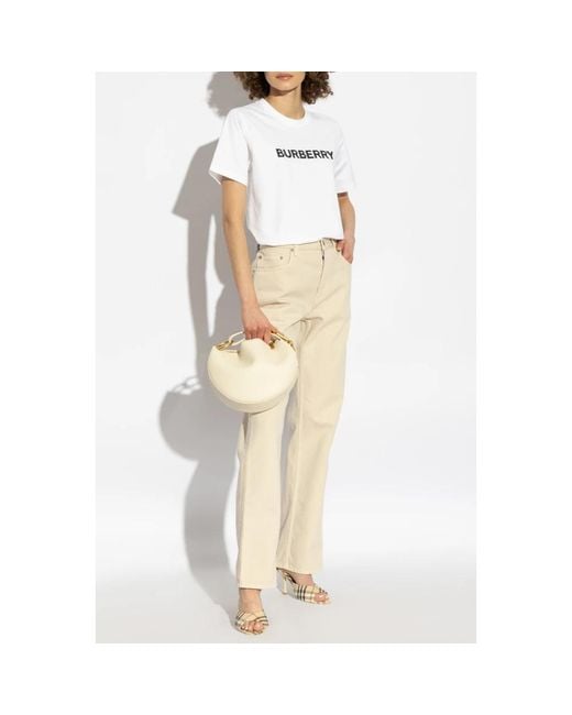 Straight Jeans di Burberry in Natural