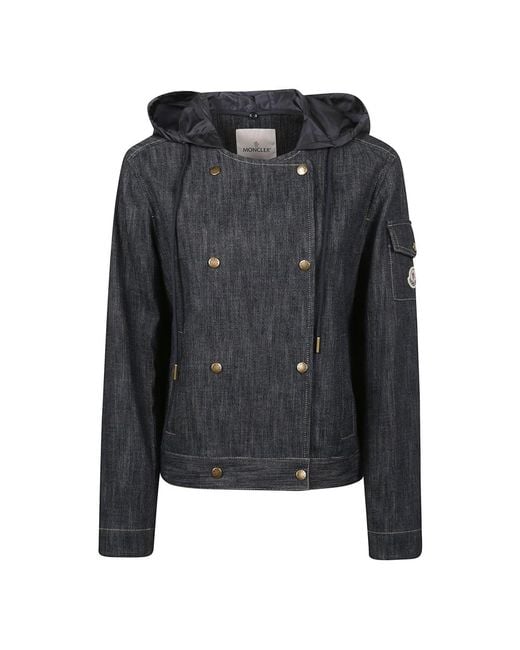 Moncler Black Denim Jackets