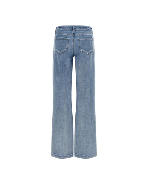 Wide Jeans L'Agence de color Blue