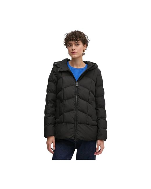 Winter Jackets Geox en coloris Black