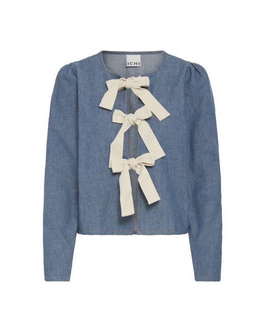 Denim Jackets Ichi de color Blue