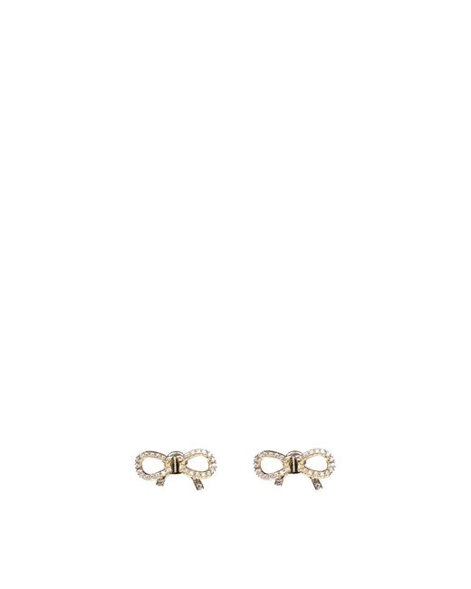 Ferragamo White Earrings