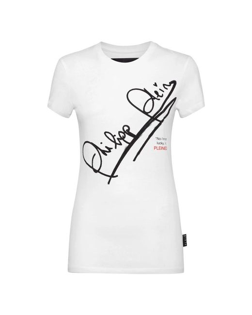 Philipp Plein T-Shirts in het White