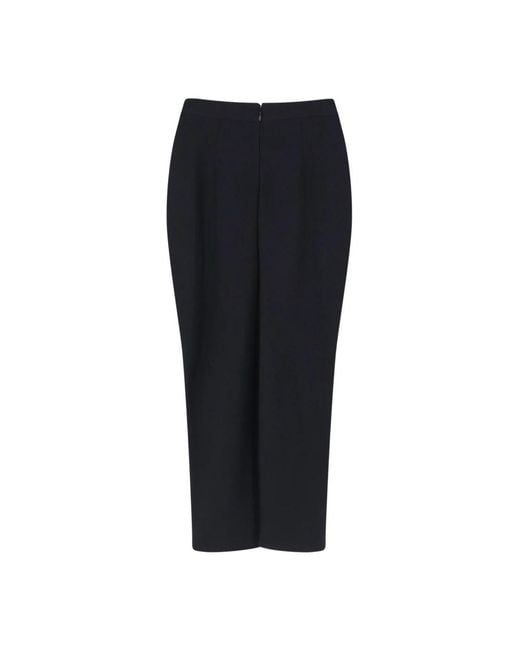Givenchy Gedrapeerde Midi-Rok in het Black