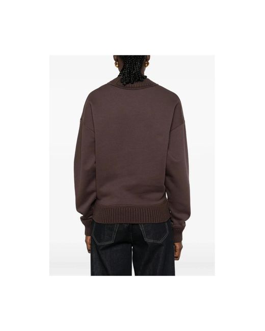 Closed Sweater in het Brown