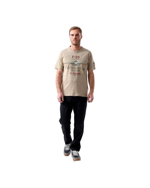 Aeronautica Militare Natural T-Shirts for men