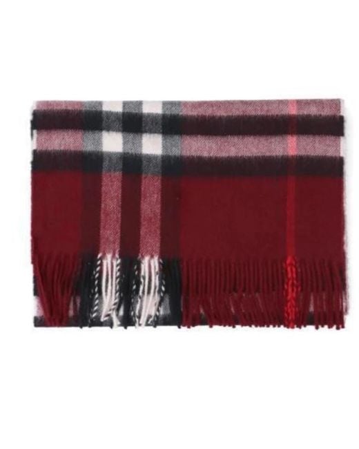 Burberry Red Winter Scarves