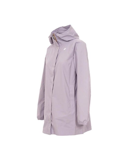 Parkas K-Way de color Purple