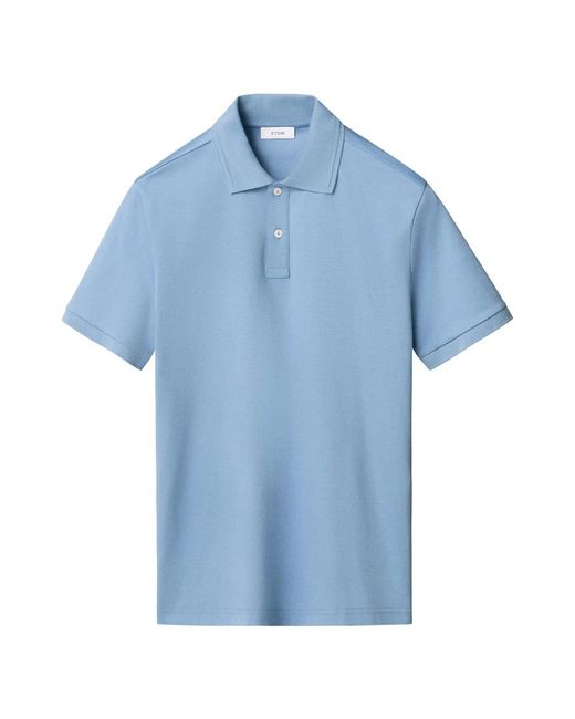 Eton of Sweden Blue Polo Shirts for men