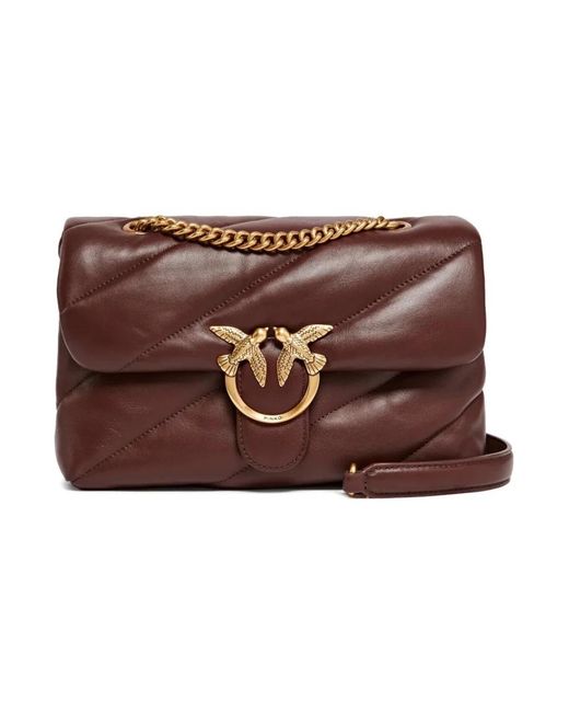 Pinko Brown Cross Body Bags