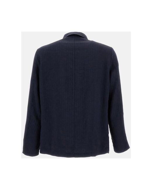 Barena Blue Light Jackets for men