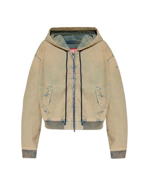 DIESEL Zip-Throughs in het Natural