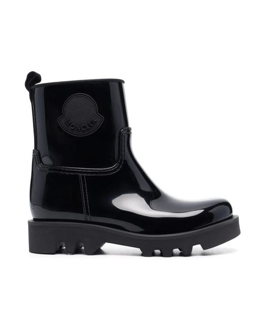 Moncler Black Rain Boots