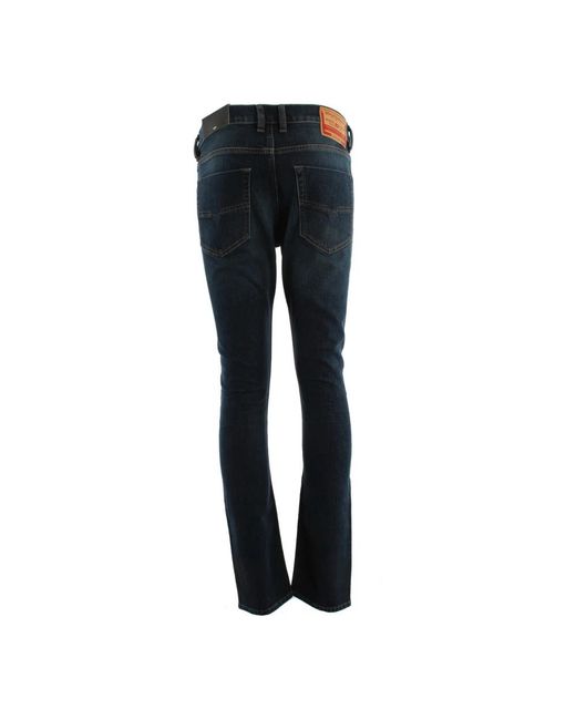 DIESEL Black Slim Fit Jeans for men