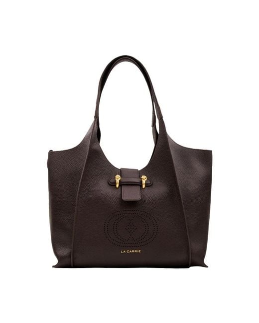 La Carrie Black Shoulder Bags