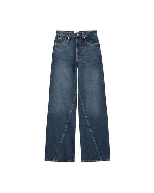 Anine Bing Blue Wide Jeans