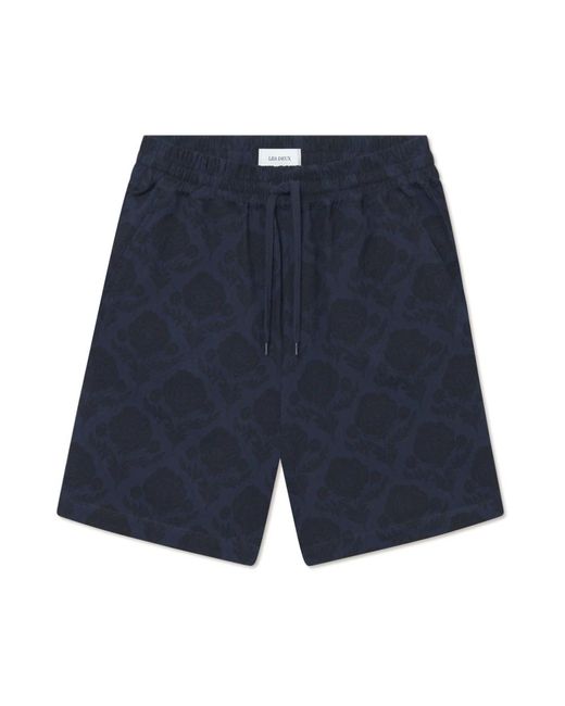 Les Deux Blue Casual Shorts for men