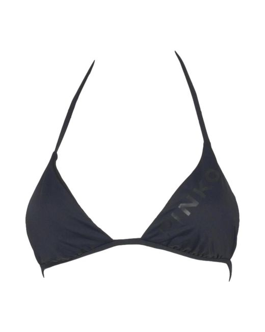 Pinko Badmode ,Zwart ,Polyester Bikinis in het Blue