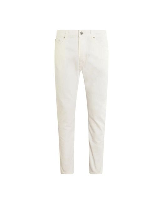 Palm Angels White Slim-Fit Jeans for men