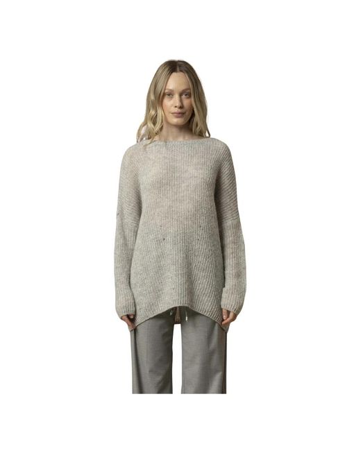 Kocca Gray Round-Neck Knitwear