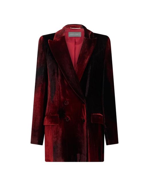 Alberta Ferretti Red Blazers
