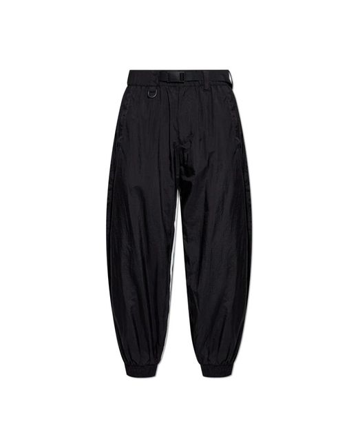 Wide Trousers di Y-3 in Black da Uomo